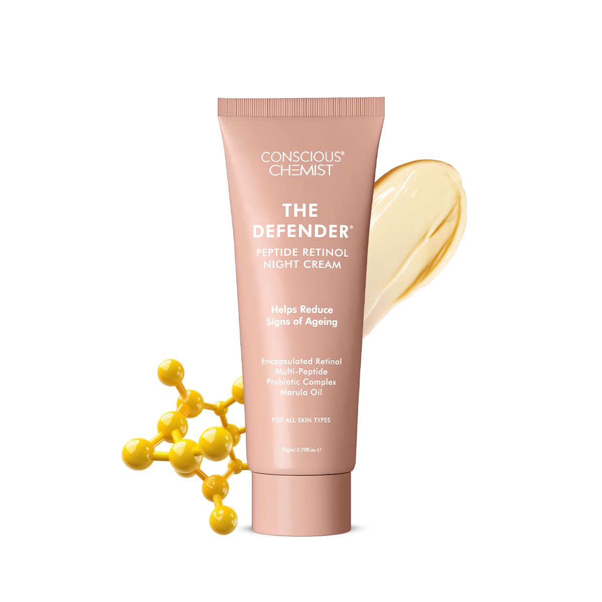 Multi-Peptide Retinol Night Anti Ageing Mini Cream - 20 Gms