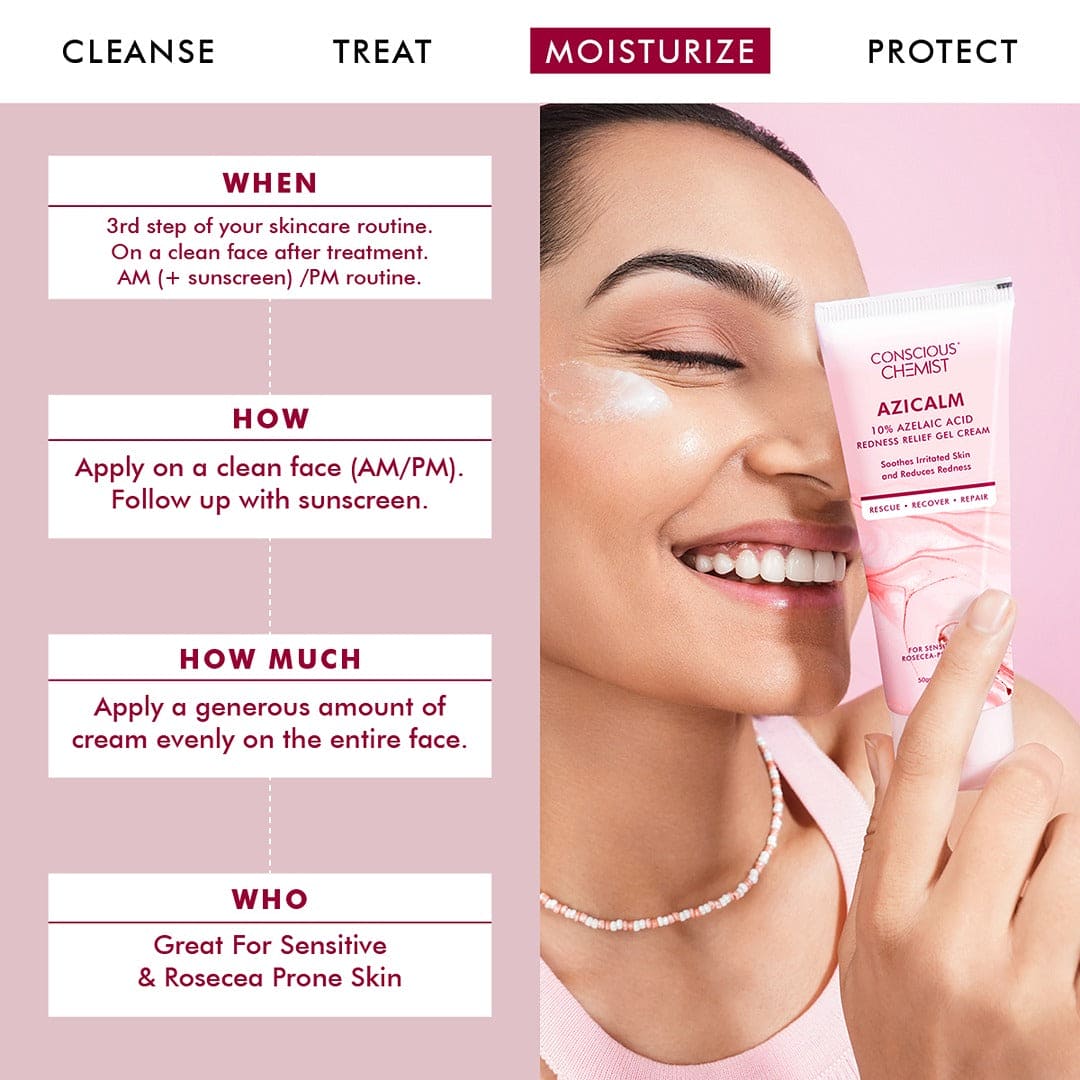 Redness & Inflammation Relief Cream | 10% Azelaic Acid | 50 gm