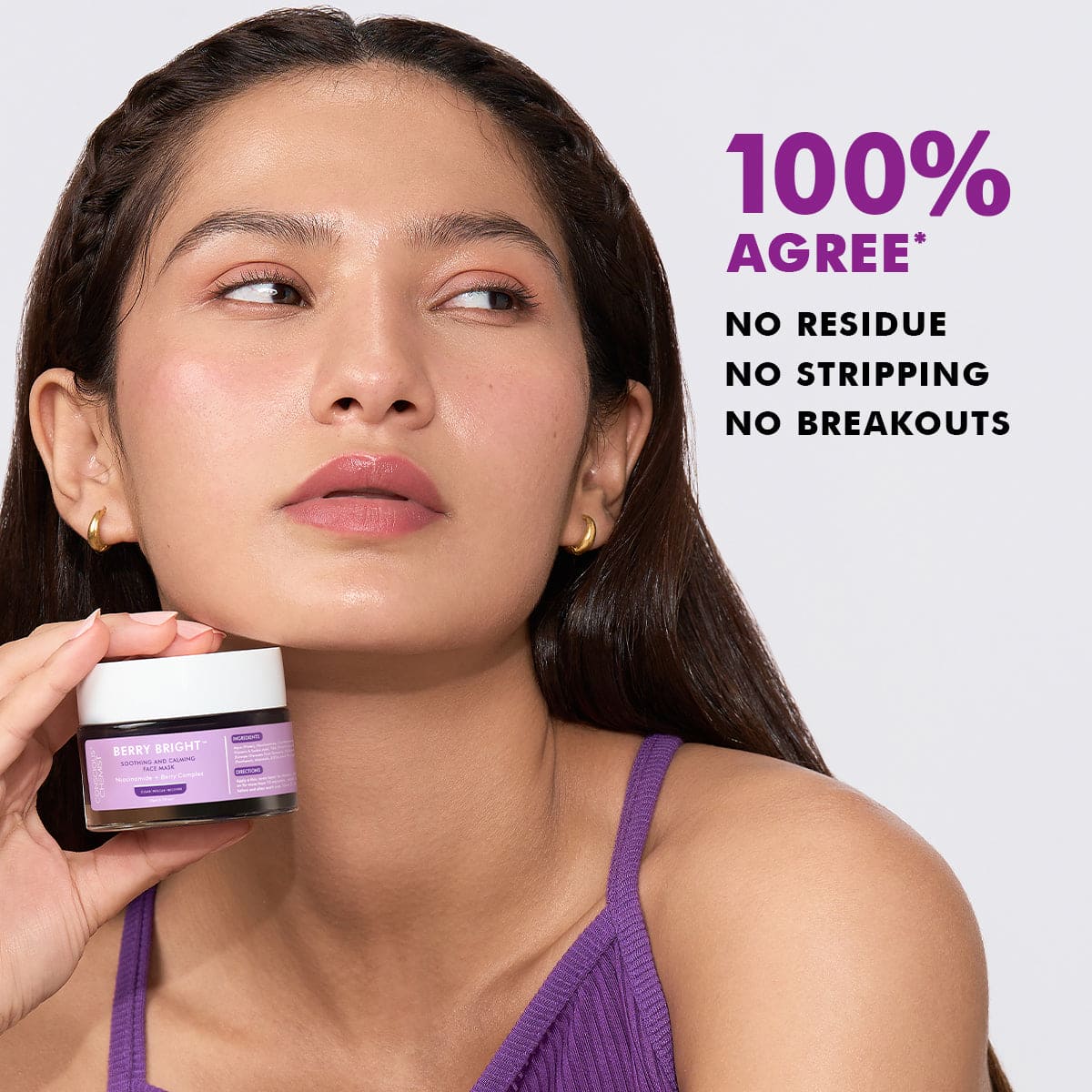 Soothing & Brightening Face Mask | Niacinamide & Berry Complex | 50 gm