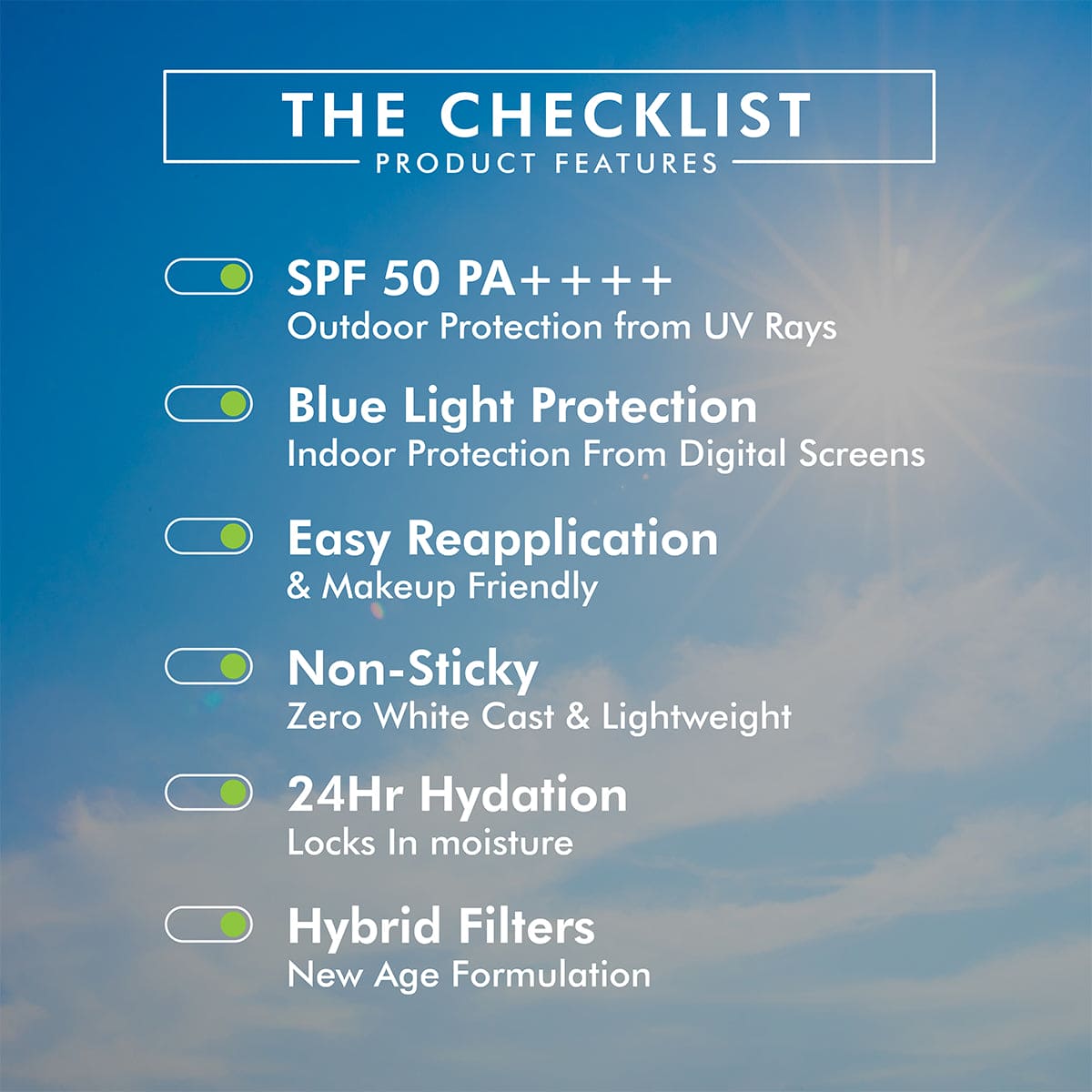 Vitamin C Sunscreen | SPF 50 PA++++ | Zero Whitecast | 50 gm