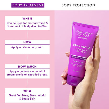 Resurfacing Body Cream | Treats Stretch Marks, Fine Lines & Wrinkles | 100 ml