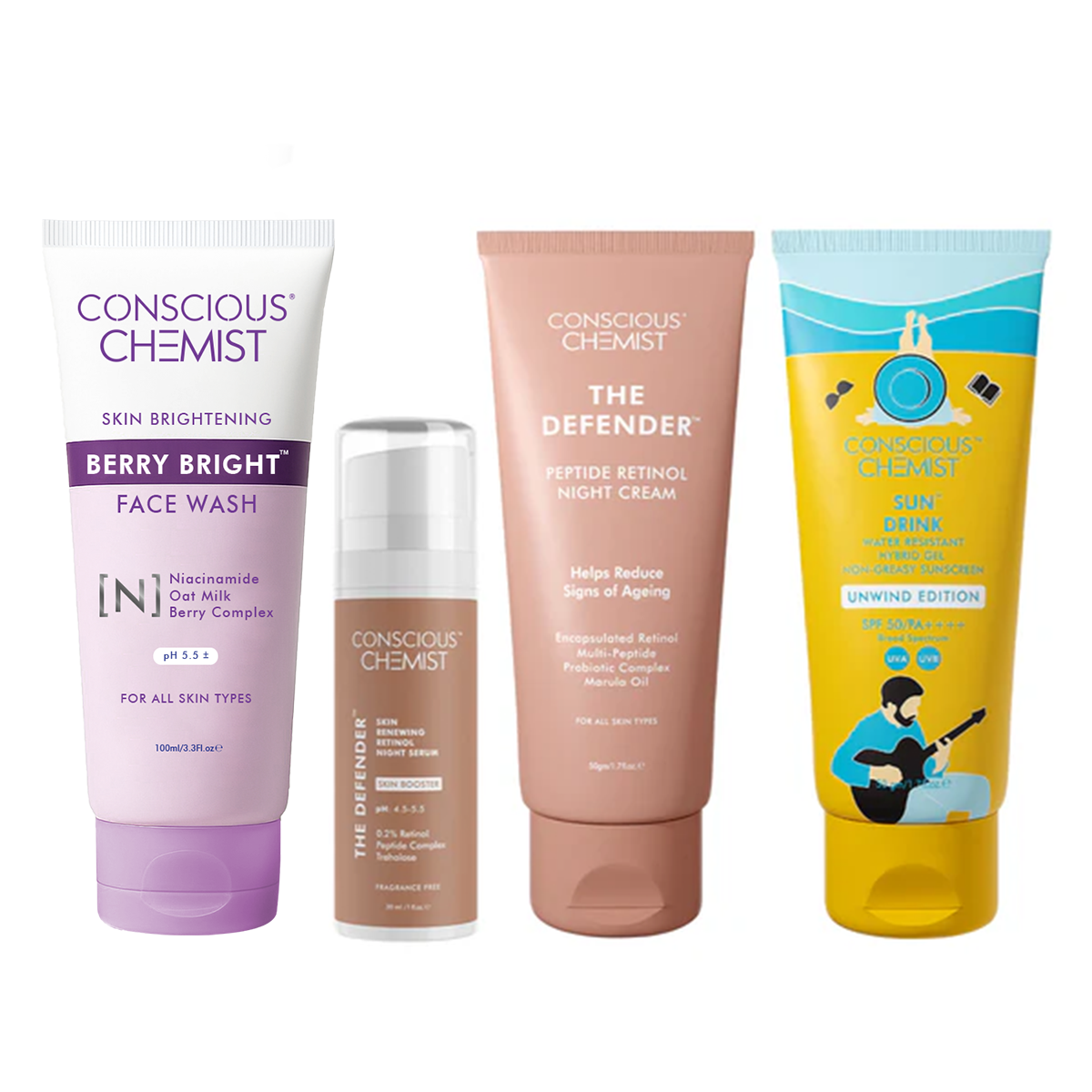 Retinol Anti-Aging Kit | Niacinmaide, Peptide & Retinol Powered